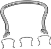 4pcs Durable Stainless Steel Pot Handles Removable Scald Design Versatile Replacement for Pressure Cookers Woks Pans Easy Installation Safe Handling