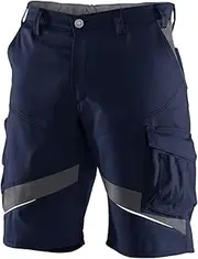 [KÜBLER Workwear] KÜBLER ACTIVIQ Work Shorts, Blue, Size 66, Men's Blended Work Shorts, Lightweight Work Shorts