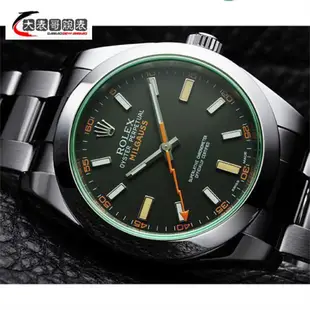 ROLEX 勞力士 Milgauss 116400GV 抗磁 綠玻璃116400 GV 黑色面盤 40MM