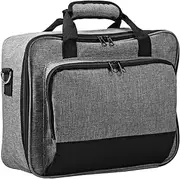 Projector Carrying Case,Portable Travel Projector Bag with Accessories Storage Pockets and Adjustable Shoulder Straps for Travel,Compatible with Epson BenQ ViewSonic and Most Mini Projectors