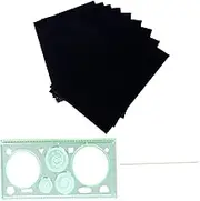1 Set Scraping Painting Scratch Painting Paper Cards Random Colors DIY Art for Safe Material for Educational Fun and Parent Bonding Random Color