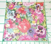 Two Decorative Cocktail Napkins for Decoupage "Gerdi" in green