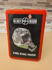 Ready Hour Fire EVAC Smoke Filters Escape Hood Oxygen Masks