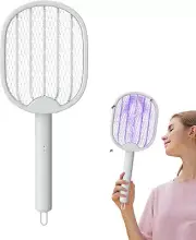 Electric Fly Racket - Electric Folding Wall Mount Fly Swatter - Multi-Function R