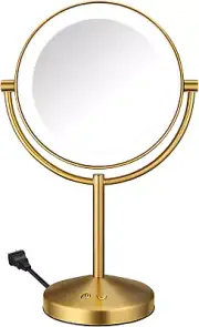 Conair Lighted Makeup Mirror, LED Vanity Mirror, 1X/10x Magnifying Mirror, Co...