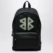 [Balenciaga] Explorer black backpack in grained leather One size Black