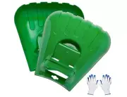 We Tool Leaf Scoops: Ergonomic, Large Hand Held Rakes for Fast Leaf Lawn Grass