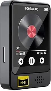 Xuegier MP3/MP4 Music Player 1.8-Inch Full Touch Screen Bluetooth 5.2 Radio E-Book External Playback-A