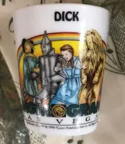 1996 New Vintage Rare Mgm Vegas Hotel Casino Wizard Of Oz DICK Name Shot Glass