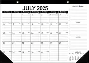Desk Calendar 2025-2026, 17x12in 18 Monthly Hanging Wall Calendar Jul 2025 – Dec 2026 with to-do List & Notes, Corner Protectors for Home Office School