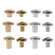10Pairs Silver/Gold Screws Assorted Screws Posts