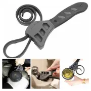 50cm Rubber Adjustable Belt Wrench Bottle Opener Car Repair Spanner Hand Tools