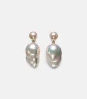 [Sophie Bille Brahe] Sophie Bille Brahe Venus Blac 14kt gold earrings with pearls One Size gold
