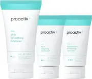 Proactiv+ 3 Step Advanced Skincare Acne Treatment - Benzoyl Peroxide Face Wash,