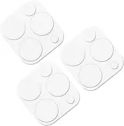 MUELODSIC 3Pcs Transparent Phone Lens Protectors Durable Scratch Resistance High Definition Camera Lens Guards for Pro Fashionable Lens Covers for