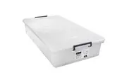 Heavy Duty Storage Box Underbed Crate Organiser Plastic 84.5X45.5CM 45L