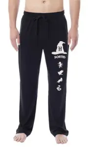 Harry Potter Mens' Sorting Hat All Hogwarts Houses Sleep Pajama Pants