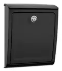 Sienna Galvanized Steel, Locking, Wall Mount Mailbox, 2596B-10, Black, Medium...