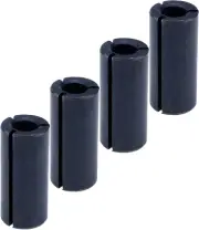 4Pcs Router Conversion Sleeve Tool Bit, 1/2" to 1/4" (12.7-6.35Mm) Router Conver