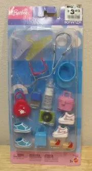 Barbie Fashion Accessories Bonanza Shoes Purses Walkman CD Sunglasses Hangers ++