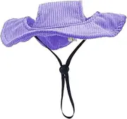 Generic Summer Dog Hats for Small Medium Dogs Outdoor Hat Cute Bucket Hat for Pet Puppy, S