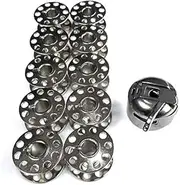 [SEWTCO] Bobbin case with 10 bobbins Sewing Machines Replacement Bobbins for Brother, Janome, Singer, Bernina, Toyata, Anime, Kenmore, Elna, Babylock by