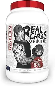 Rich Piana 5% Nutrition Real Carbs + Protein | Clean Mass Gainer Protein Powder | Real Food Carbohydrate Fuel for Pre Workout / Post-Workout Recovery Meal | 50.4 oz, 22 Servings (Blueberry Cobbler)