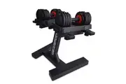 Adjustable Dumbbell Set for Home Gym Weights | Weight: 2x 25kg (50kg) | Gen2 Pro Model with Stand
