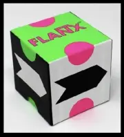 Flanx Action Card Game Lark & Clam Box 72 fast play Match shapes and colors