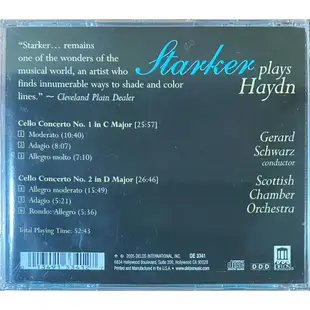Delos古典音樂 Janos Starker plays Haydn Cello Concertos (美版全新未拆)