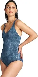 [arena] W Cleopatra Criss Cross Back One Piece Swimsuit for Women, Womens, Swim Briefs, 004312