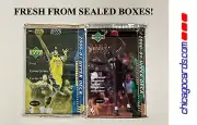 2-Pack Lot 2000-01 Upper Deck 1&2 HOBBY Pack (Michael Jordan Kobe Bryant Auto)?