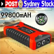 Portable 12V 99800mAh Car Jump Starter Power Bank Pack Battery Charger Booster