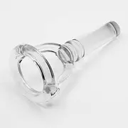 Tuba Embouchure Visualizer (Clear Design) – Mouthpiece Practice Tool – BRASS DESIGN [Rim Diameter: 1.20" / 30.5mm]