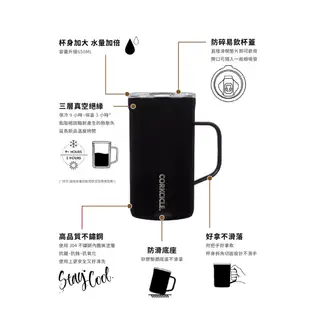 【美國CORKCICLE】三層真空咖啡杯650ml-共6色《屋外生活》保溫杯 馬克杯