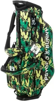PSYCHO BUNNY Golf Men's Stand Caddy Bag LWG CAMO 9 x 46 in 2.5kg Green PBMG4SC6