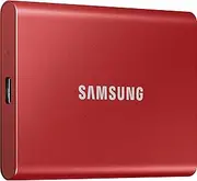 [Samsung] SSD T7 1TB Portable External SSD, Up to USB 3.2 Gen 2, Reliable Storage for Gaming, Students, Professionals, Red