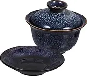 Zerodeko 1 Set Chinese Kung Fu Tea Cup Tea Kettle Retro Decor Tea Holder Ceramics