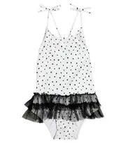 [Suncracy] Suncracy Formentera polka-dot swimsuit Y 14 white