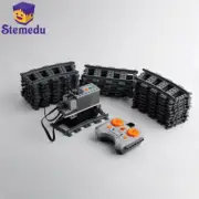 DIY Train Motor Set IR Remote Receiver Battery Case Technic Power Functions MOC