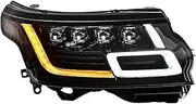 Car Rear Tail Lights Car Headlights For Land for Rover for Range for Rover Vogue L405 2013-2017 LED Head Lights Auto Big Front Lights(Right Side)