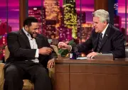 Jerome Bettis and Jay Leno Historic Television Old Photo 3