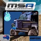MSA 4X4 DS40 FRIDGE HEAVY DUTY DROP SLIDE WITH FRIDGE TIE DOWNS