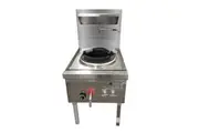 WW-1N Stainless Steel Waterless Nature Gas Single Wok