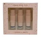 Women's Cheek Stick Trio Blush .66 oz Blend-able Makeup Beauty Multiple New