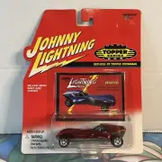 Johnny Lightning STILETTO Candy Apple Chrome 2000 MFG TOPPER