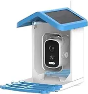 Bird Feeder with 5MP Camera Solar-Powered Hummingbird Bird Feeder Smart Identify Bird Species Waterproof High-Clear Bird Watching Camera