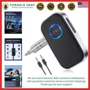 16H Battery Bluetooth Car Adapter - Hands-Free Calling & AUX Connectivity
