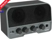 Mini Guitar Amp 5W – Rechargeable Bluetooth Practice Amp, Clean/Overdrive, Black