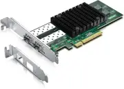 H!Fiber 10Gb SFP+ PCI-E Network Card NIC, XL710-10G-2S(2xSFP+), Assorted